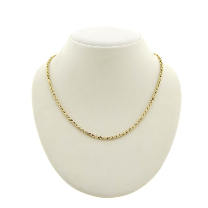 Image 1 of Gold twisted necklace | 42.5 cm