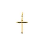 Image 1 of Gold pendant of a cross; INRI