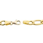 Image 4 of Two-tone gold Figaro link chain