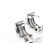 Image 8 of White Gold Tirisi Earrings with Diamonds; approx. 0.76 ct.