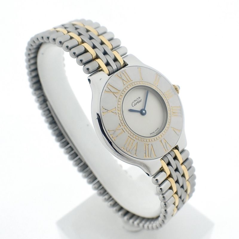 Image 4 of Cartier Must 21; Gold/steel women's watch