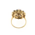 Image 5 of Gold entourage ring with garnet stones | Vintage