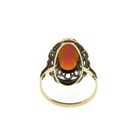Image 4 of Gold ring with carnelian | Vintage