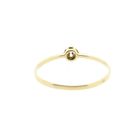 Image 4 of Gold solitaire ring with diamond; 0.01 ct.