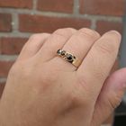Image 10 of Gold ring with garnet stones | Vintage