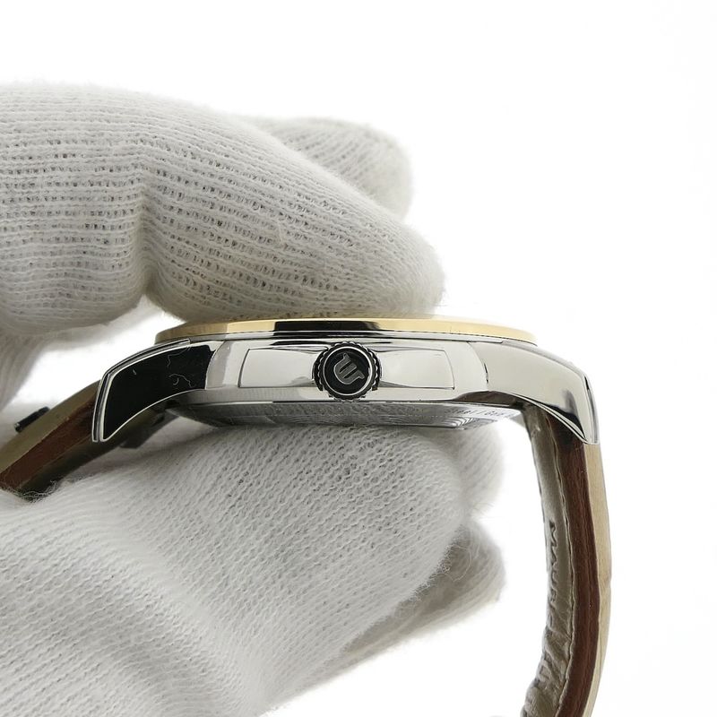 Image 11 of Maurice Lacroix Pontos Day-Date PT6058; Automatic 18k gold/steel men's watch