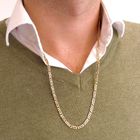 Image 6 of Gold men's link chain | 61 cm