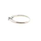 Image 7 of White Gold Engagement Ring with 0.07 ct Diamond; 14K; Size 18.5