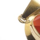 Image 7 of Gold pendant with carnelian | Vintage/antique