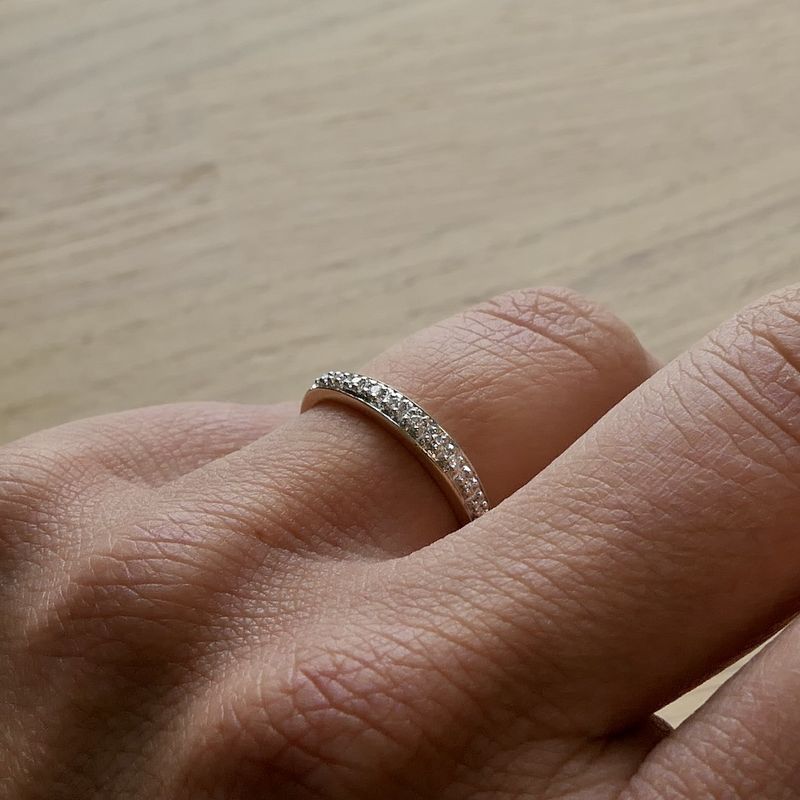 Image 7 of Gold ring with diamond | 0.05 ct.