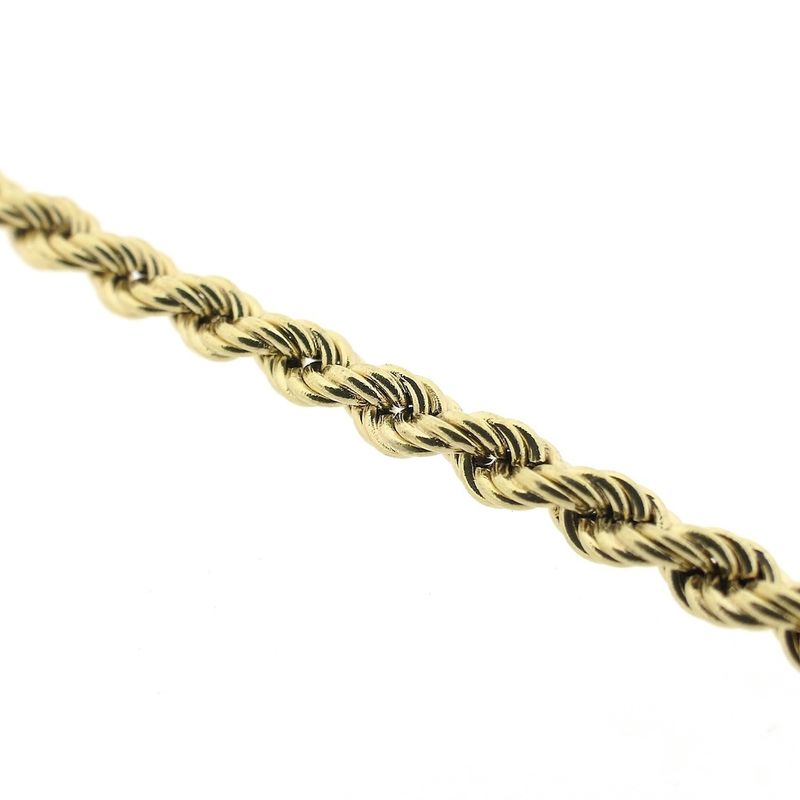 Image 5 of Gold twisted link chain with tassels | 48 cm