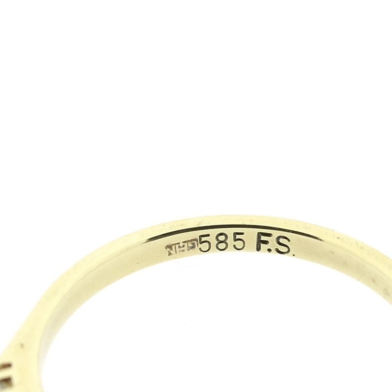 Image 5 of Gold ring with diamond | 0.10 ct.