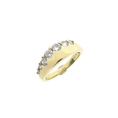 Gold ring with zirconia Image 1 of Gold ring with zirconia