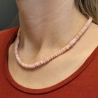 Image 19 of Rose quartz bead necklace