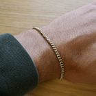Image 10 of Gold gourmet link bracelet