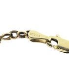 Image 5 of Two-tone gold jasseron link bracelet with Nazar (Lucky Eye); 19 cm | Midas