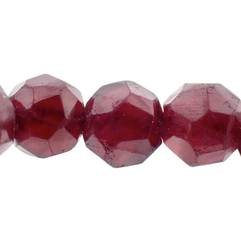 Image 13 of Antique garnet necklace/saucer with gold clasp