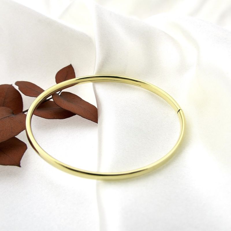 Image 2 of Gold slave bracelet | Ø 58.5 mm