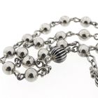 Image 5 of Silver rosary | 65 cm