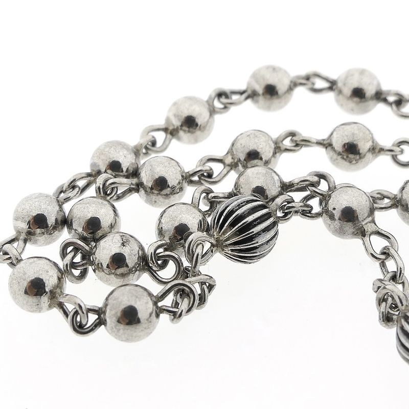 Image 5 of Silver rosary | 65 cm