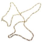 Image 4 of Gold Figaro link chain | 61 cm