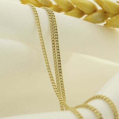Image 2 of Gold gourmet link chain | 37.5 cm