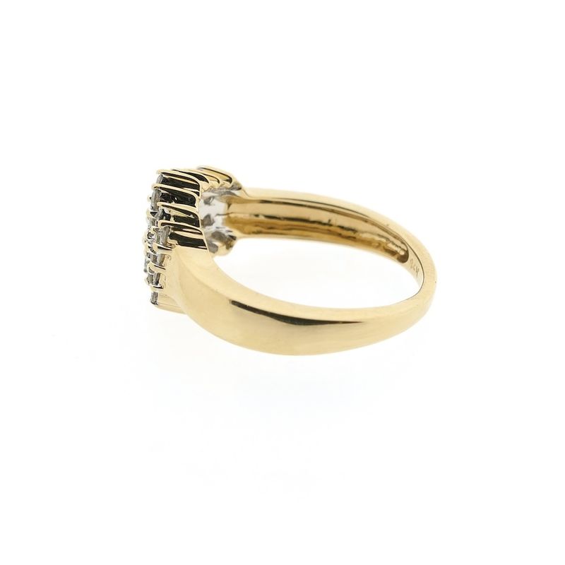 Image 6 of Gold ring pavé set with diamonds | approx. 0.56 ct.