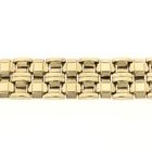 Image 3 of Gold Wide Bismarck Link Bracelet