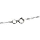 Image 4 of White gold gourmet link necklace | 49.5 cm