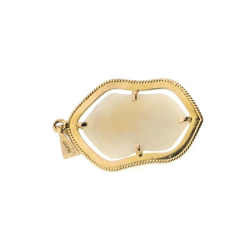 Image 4 of Gold pendant with quartz gemstone