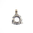 Image 5 of Pandora charm; Silver with gold; Christmas tree