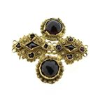 Image 1 of Antique gold brooch with garnet