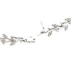 Image 5 of Floral white gold necklace with diamonds; 3.05 ct.