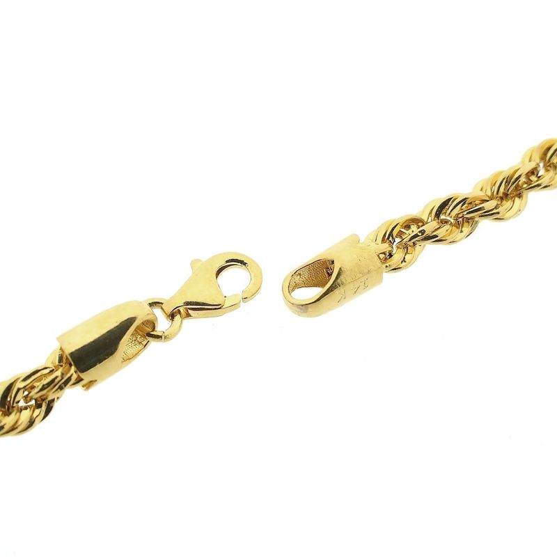 Image 6 of Gold twisted link chain