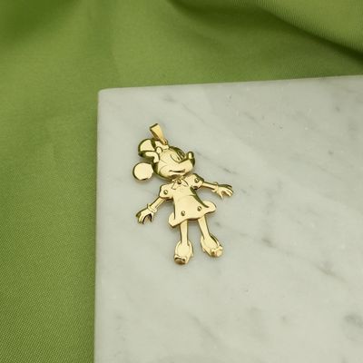 Image 2 of Gold Disney pendant; Mini Mouse