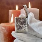 Image 4 of Silver matchbox/tinderbox; Antique