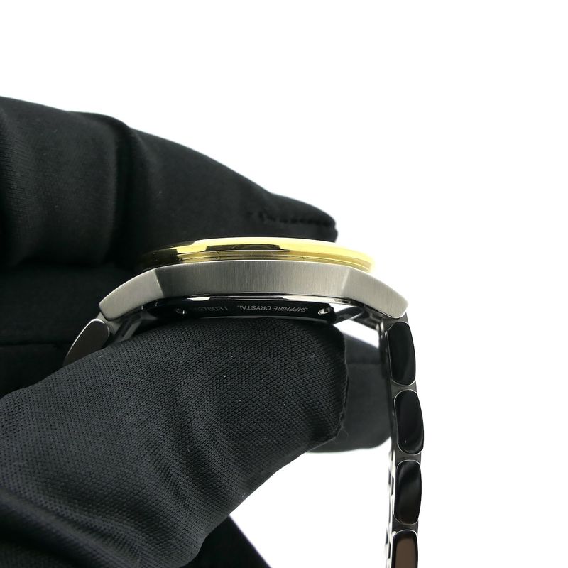 Image 9 of Movado 1881; Automatic two-tone women's watch with MOP and diamond dial; 0607489