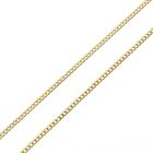 Image 6 of Gold thin gourmet link necklace | 51 cm