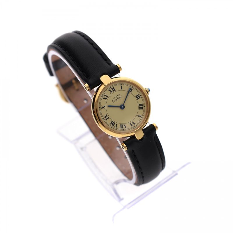 Image 4 of Cartier Must de Cartier Vendome 590004; Vintage Ladies Watch