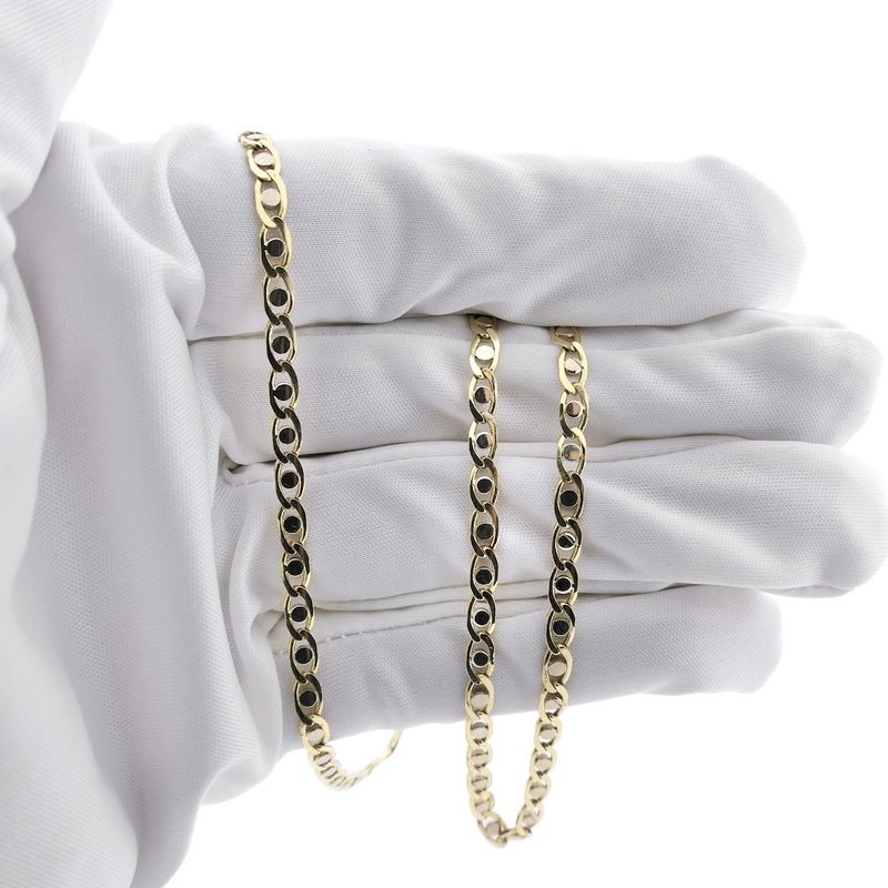 Image 4 of Two-tone gold fantasy link chain