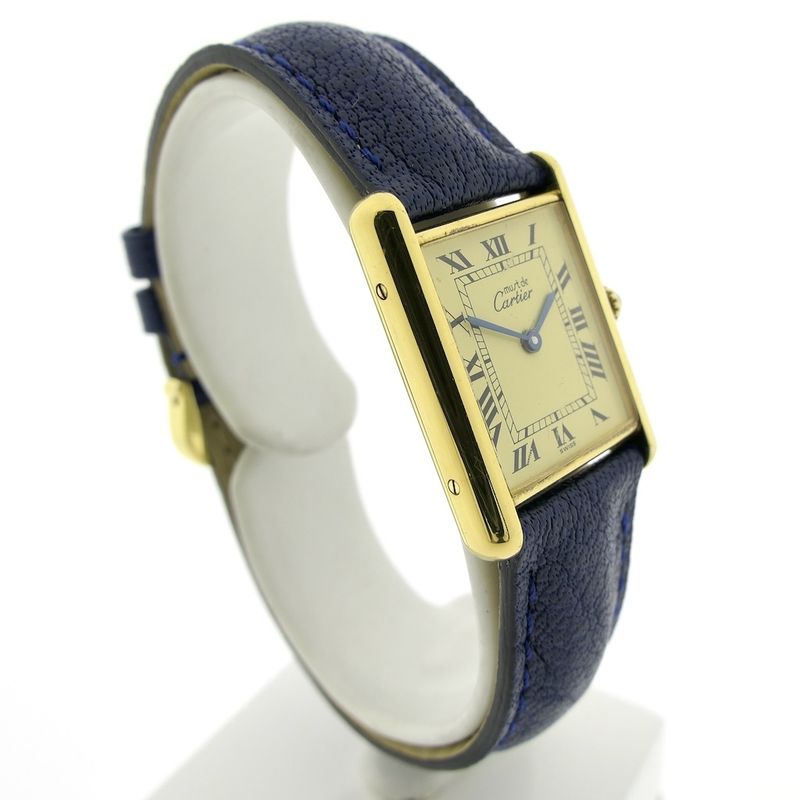 Image 3 of Cartier Tank 'Vermeil'; Women's watch