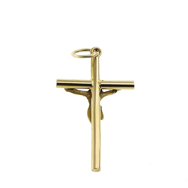 Image 6 of Gold pendant of a cross with corpus