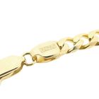 Image 3 of Gold gourmet link bracelet with engraving plate