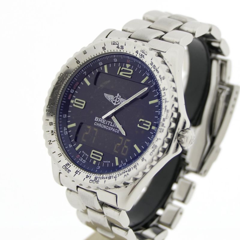 Image 2 of Breitling Chronospace; Analog/digital pilot's watch