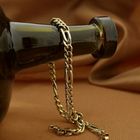 Image 2 of 18K Two-tone gold Figaro link bracelet | 20 cm