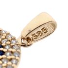 Image 8 of Gold pendant with zirconia and sapphire