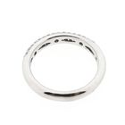 Image 5 of White Gold Pavé Ring with Zirconia