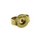 Image 8 of Bicolor gold stud earrings with zirconia