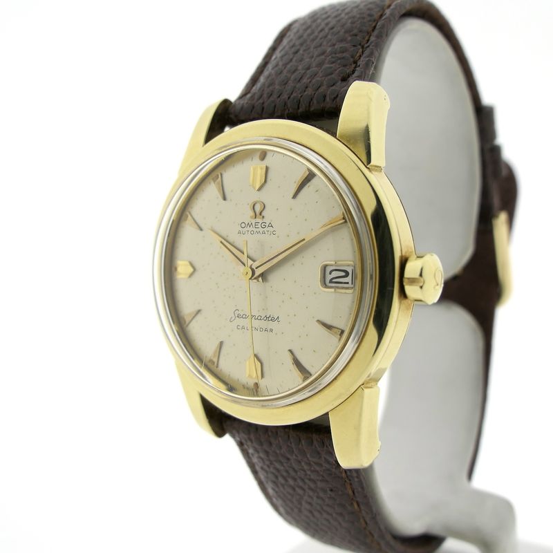 Image 2 of Omega Seamaster Calendar Automatic 2849SC; Vintage 14k gold watch