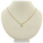 Image 6 of Gold minimalist pendant with zirconia